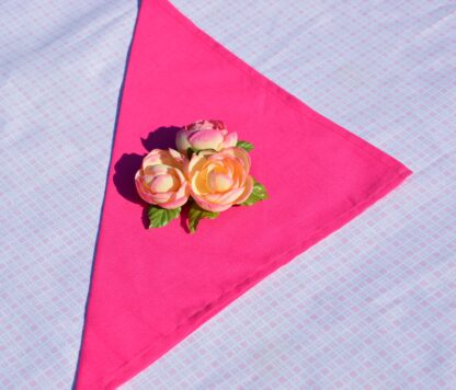 Egyszínű textil szalvéta - pink